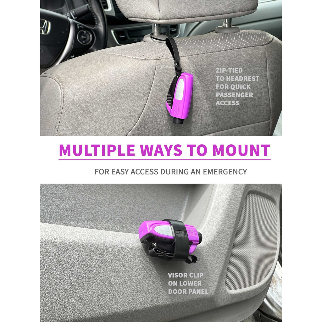 2-in-1 Emergency Window Breaker & Seatbelt Cutter - Abe's Car Accessories