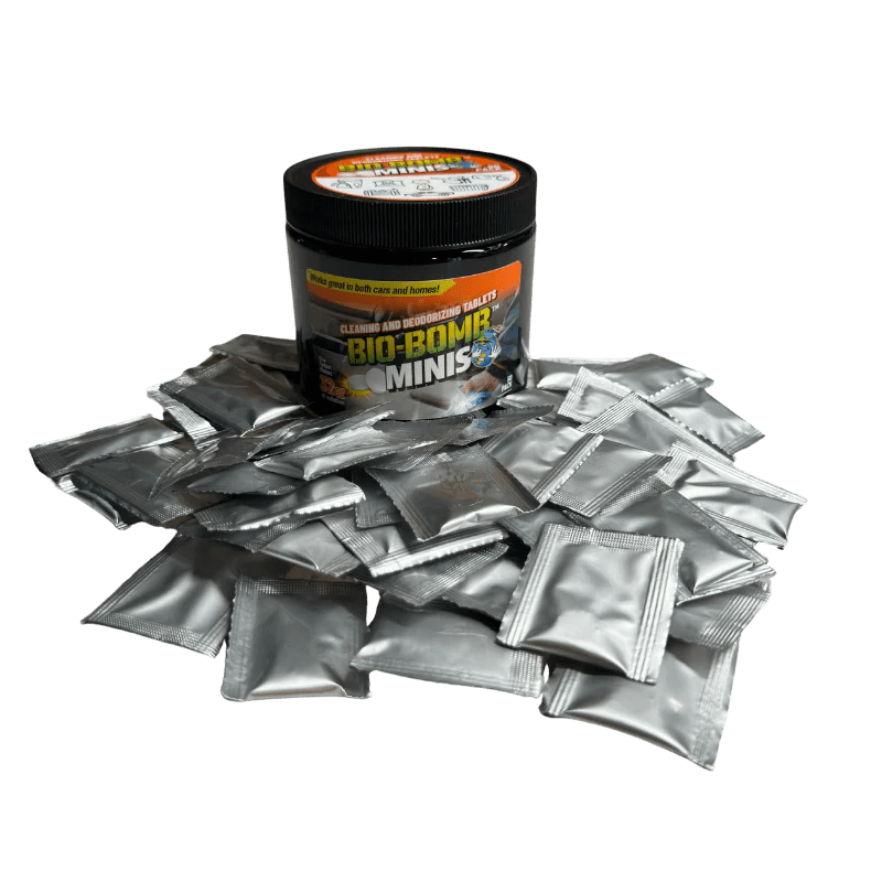 Bio-Bomb Minis: Dissolvable Cleaning & Deodorizing Tablets - Abe's Car Accessories