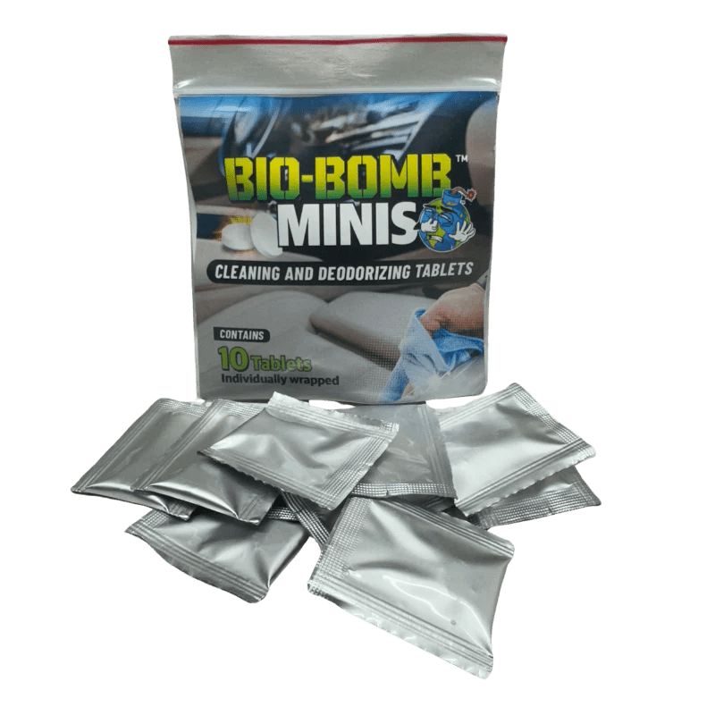 Bio-Bomb Minis: Dissolvable Cleaning & Deodorizing Tablets - Abe's Car Accessories