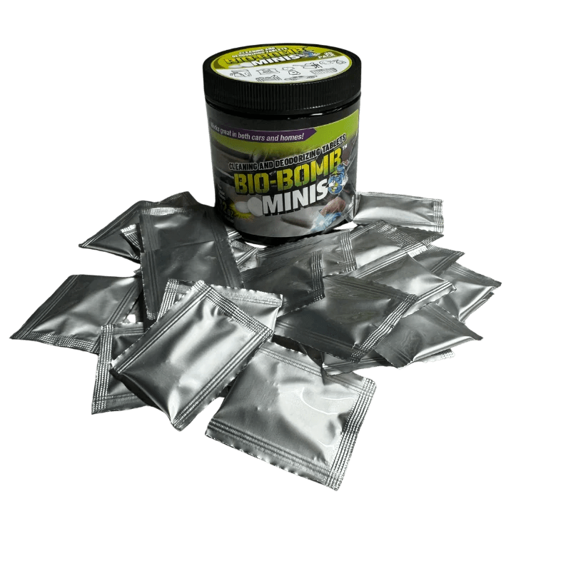 Bio-Bomb Minis: Dissolvable Cleaning & Deodorizing Tablets - Abe's Car Accessories