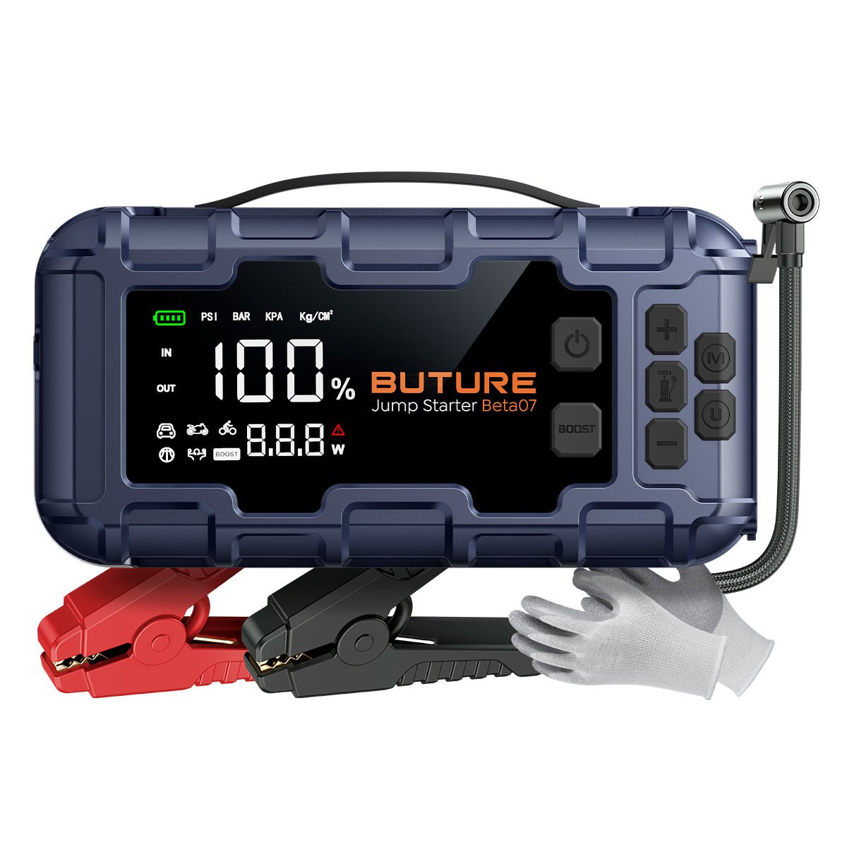 Buture Beta07 Car Jump Starter & Tire Inflator - Abe's Car Accessories