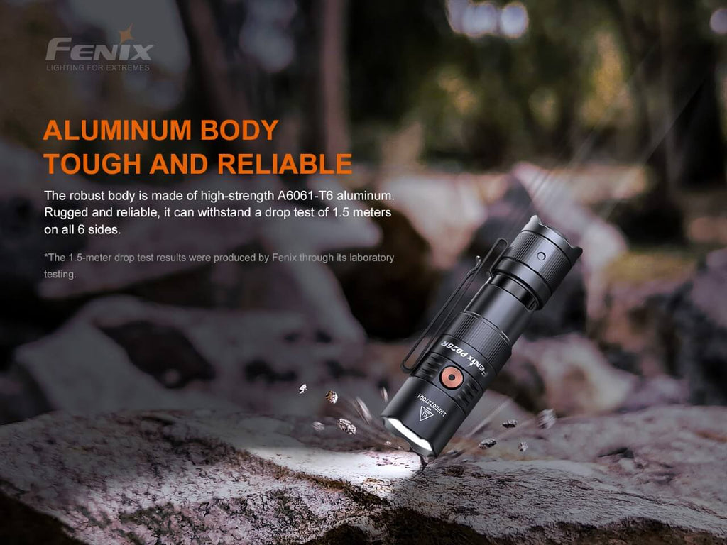 Fenix PD25R Rechargeable LED Flashlight - Abe's Car Accessories