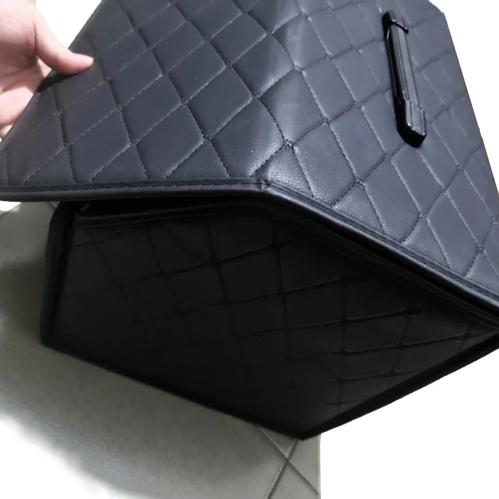Foldable Leather Car Trunk Organizer - Abe's Car Accessories