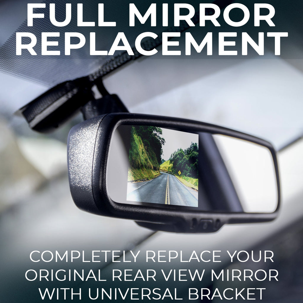 Master Tailgaters 8" Rear View Mirror with 7" LCD Screen - Abe's Car Accessories