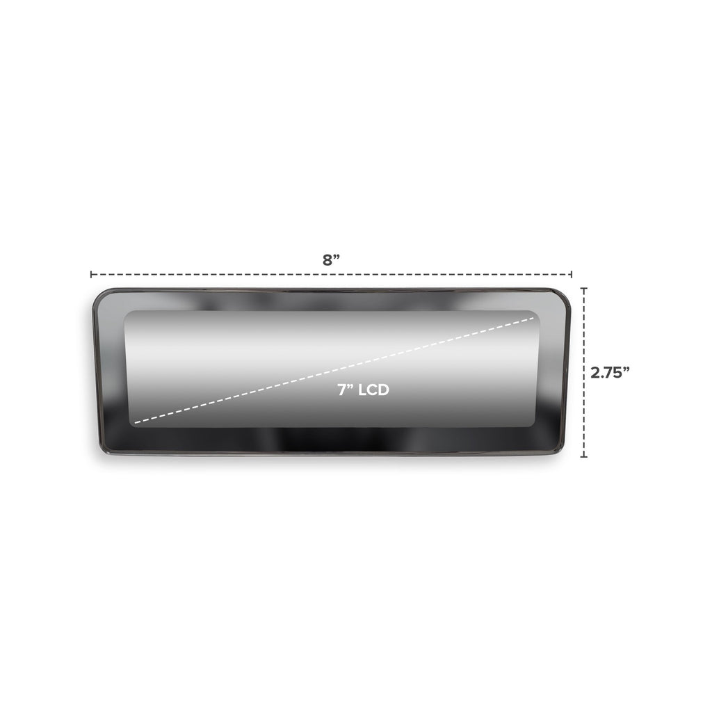 Master Tailgaters 8" Rear View Mirror with 7" LCD Screen - Abe's Car Accessories