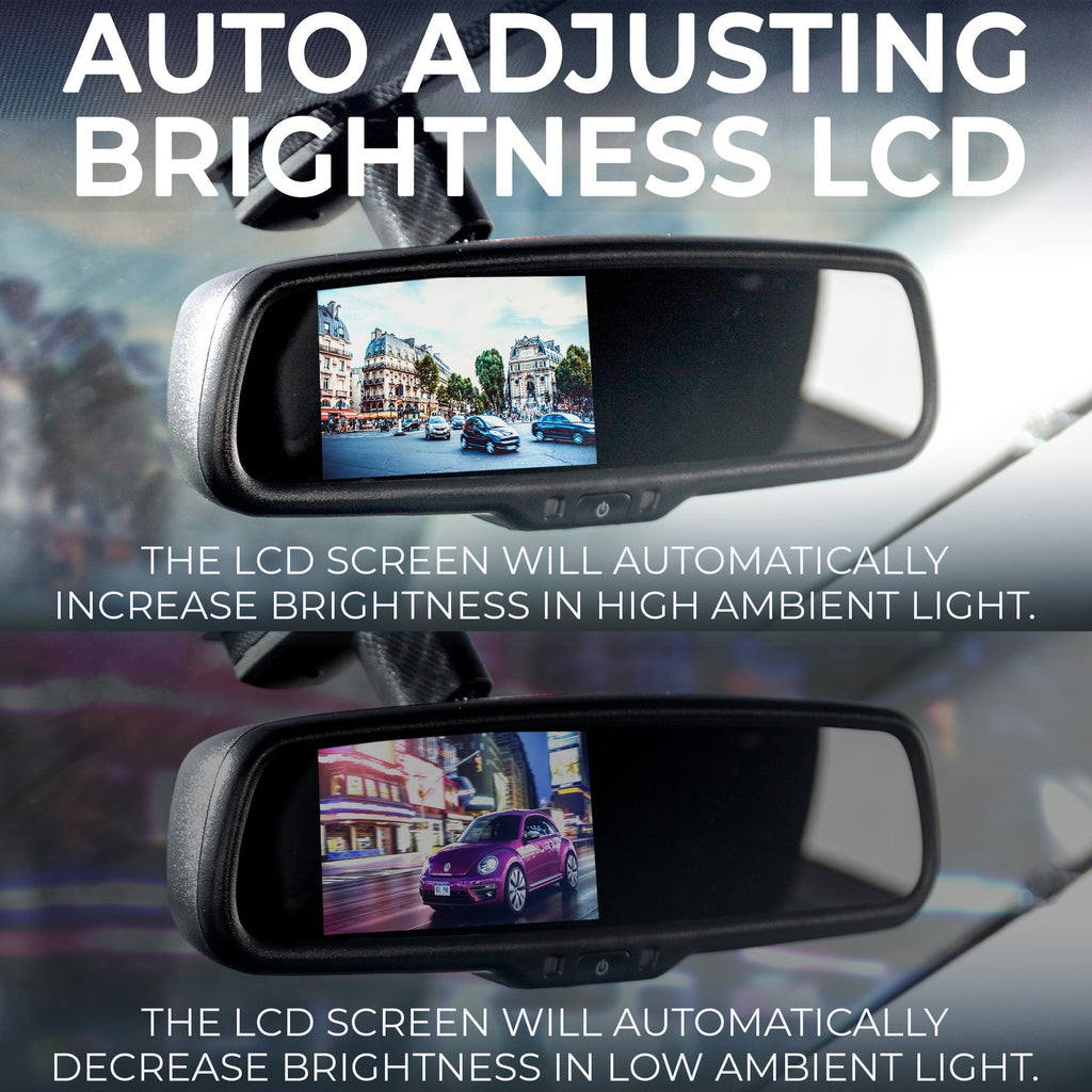 Master Tailgaters 8" Rear View Mirror with 7" LCD Screen - Abe's Car Accessories