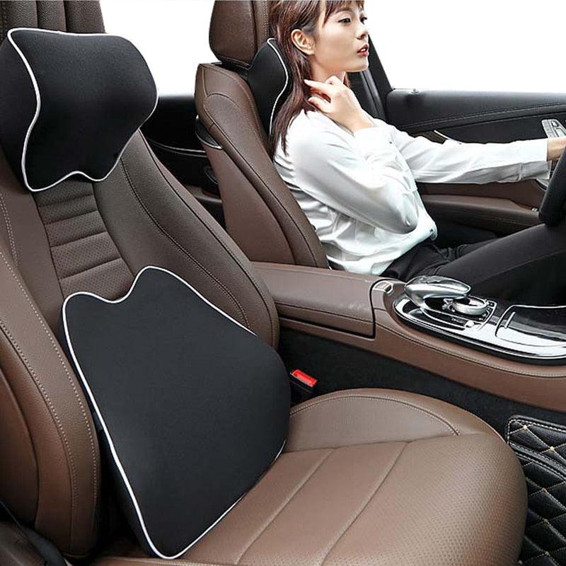 Memory Foam Car Neck & Headrest Pillow - Abe's Car Accessories
