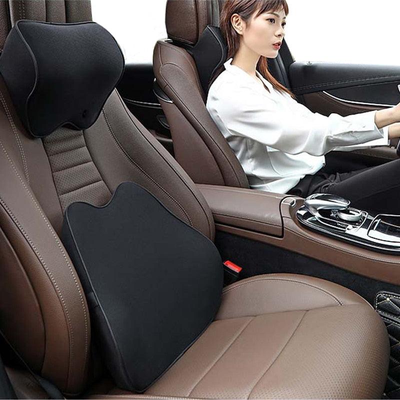 Memory Foam Car Neck & Headrest Pillow - Abe's Car Accessories