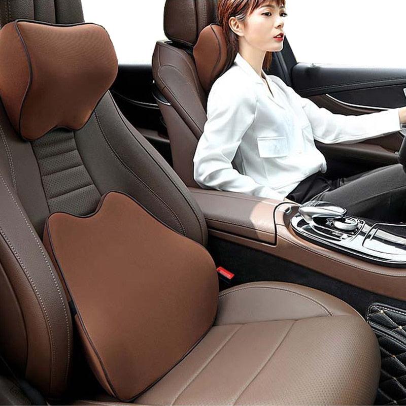 Memory Foam Car Neck & Headrest Pillow - Abe's Car Accessories