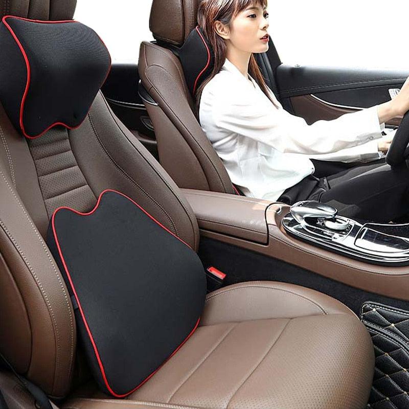 Memory Foam Car Neck & Headrest Pillow - Abe's Car Accessories