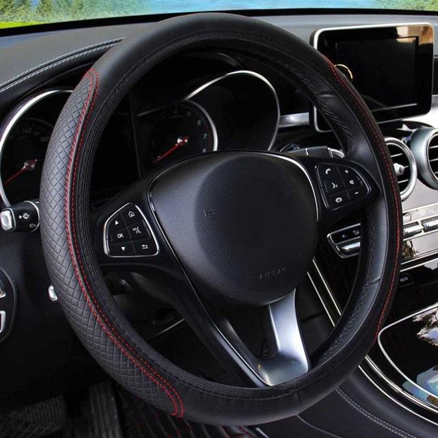 Microfiber Leather Car Steering Wheel Cover - Abe's Car Accessories