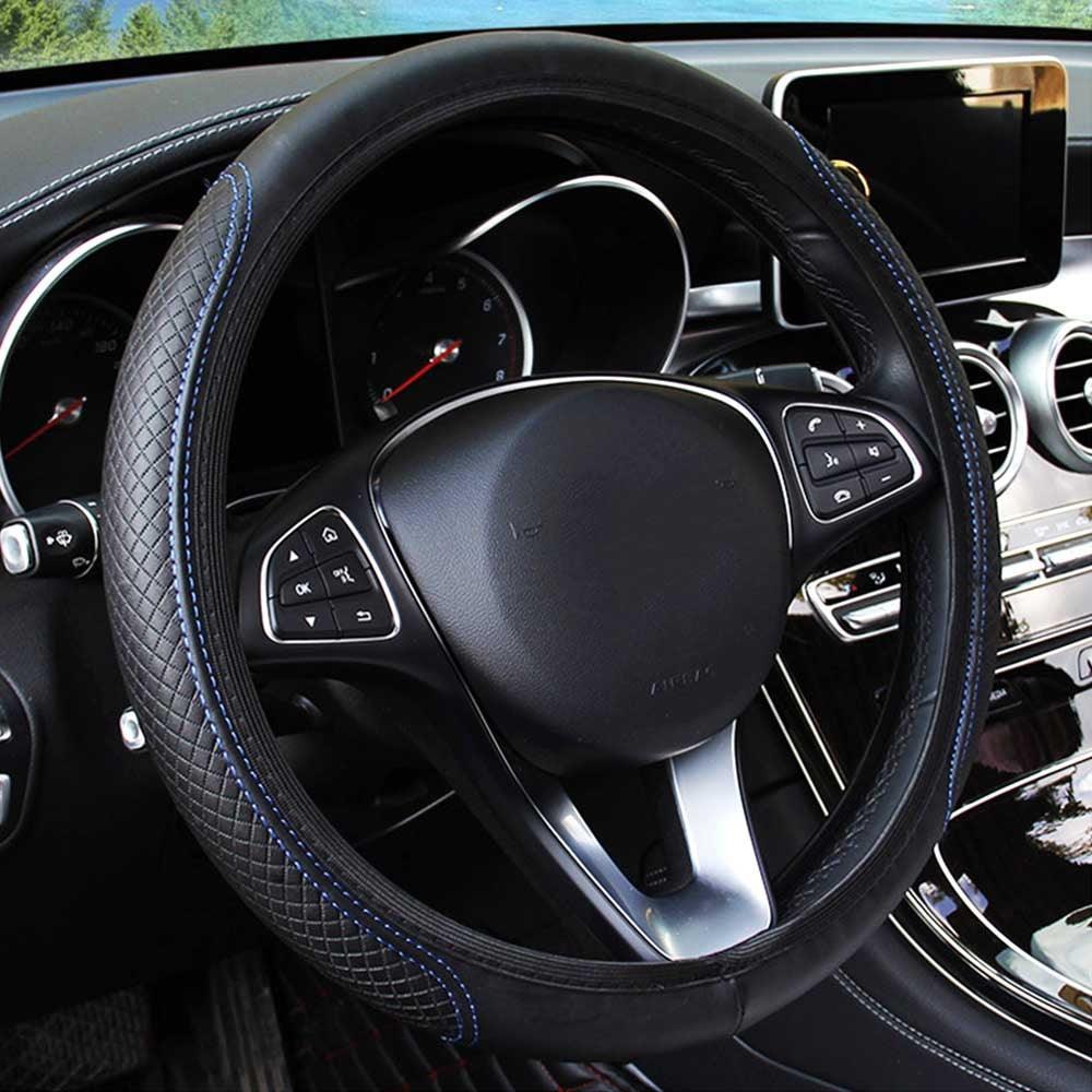 Microfiber Leather Car Steering Wheel Cover - Abe's Car Accessories
