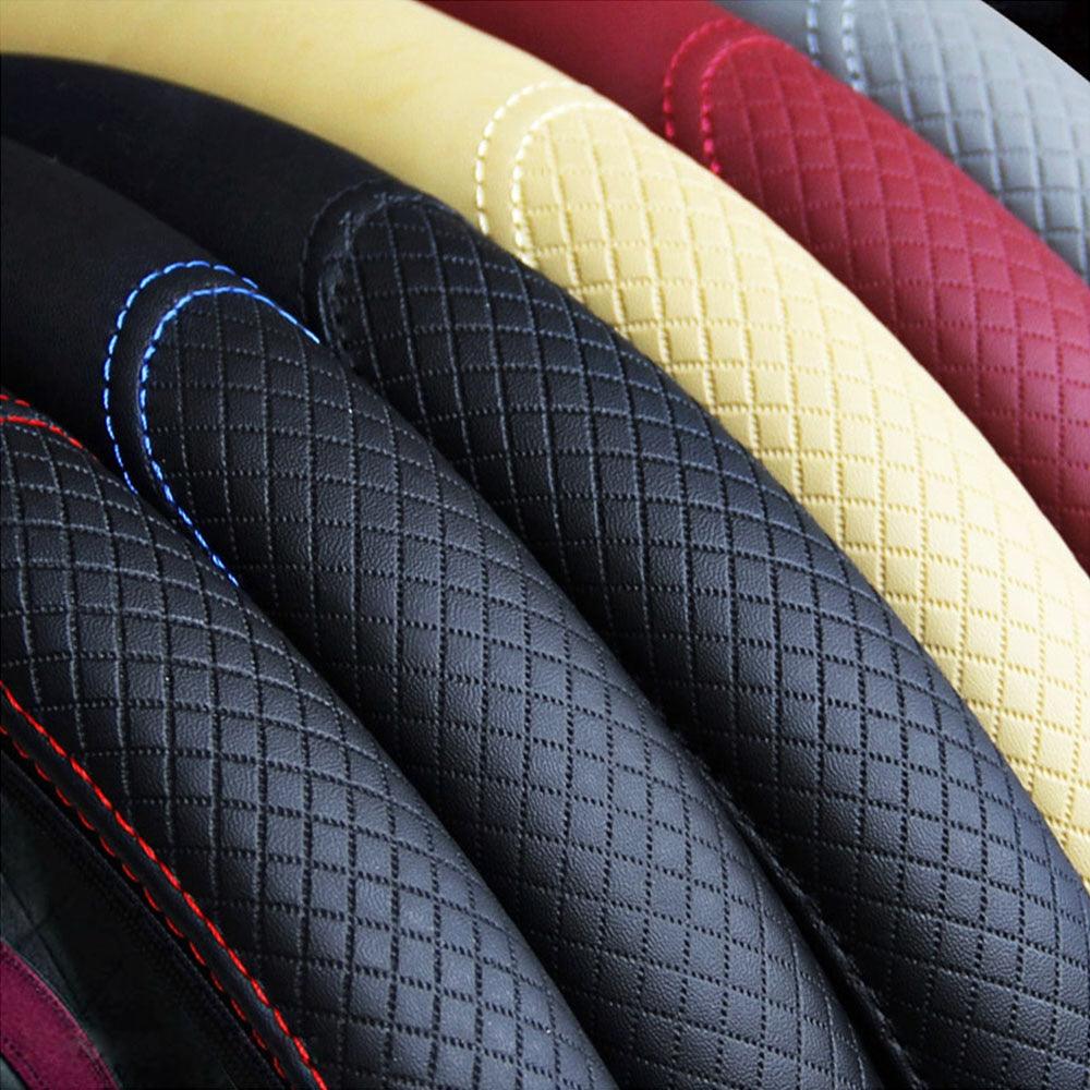 Microfiber Leather Car Steering Wheel Cover - Abe's Car Accessories