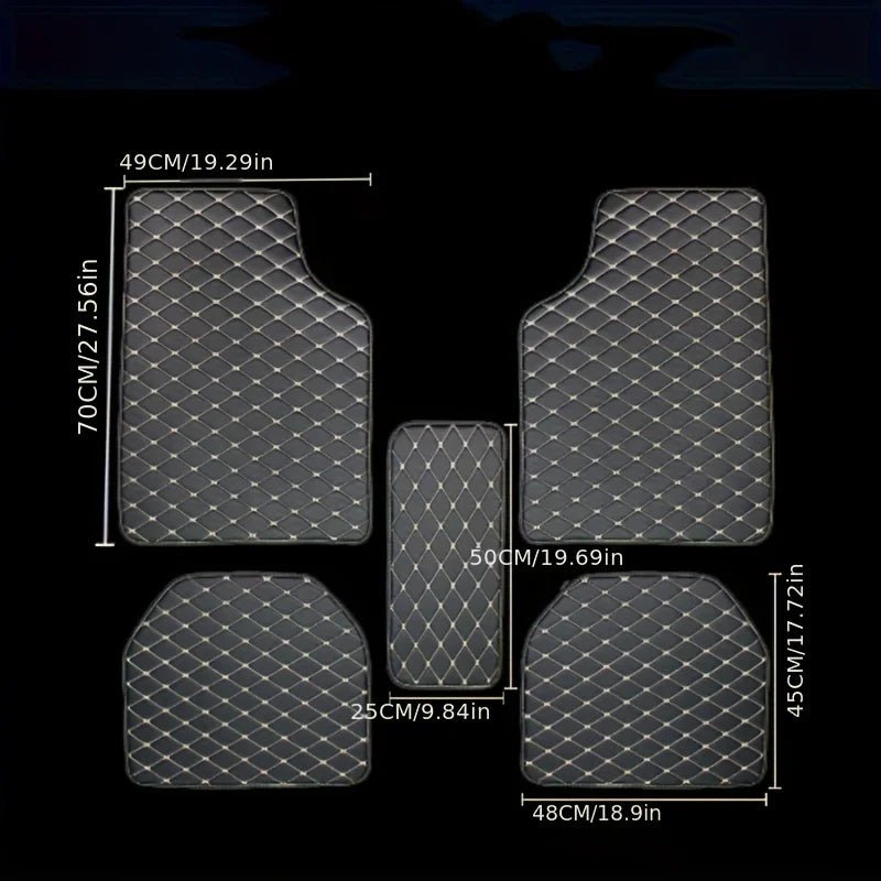 Universal 5Pcs Car Floor Mats - Abe's Car Accessories