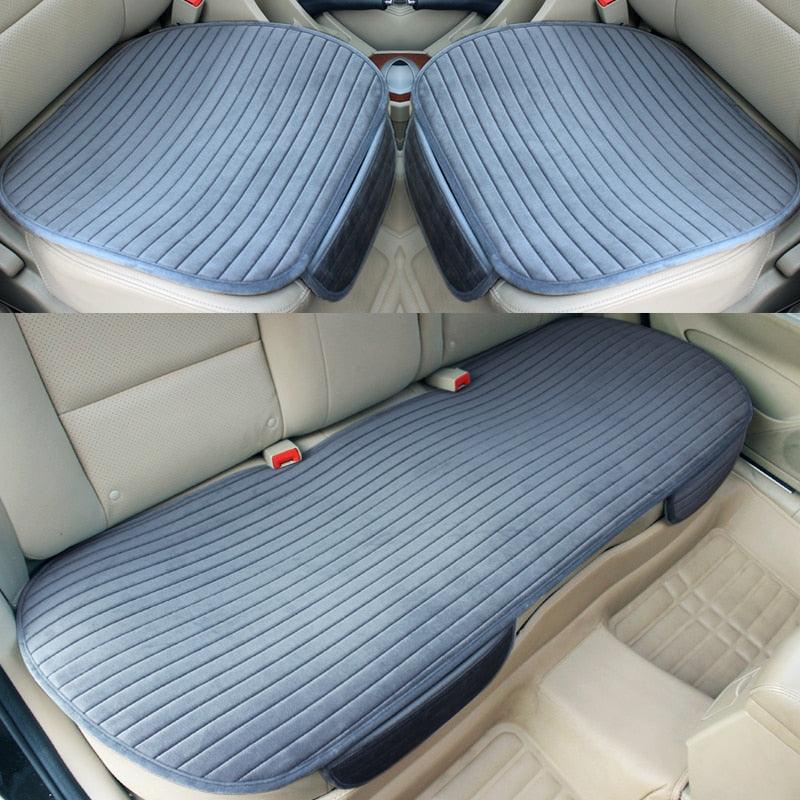 Universal Flocking Car Seat Cover & Cushion - Abe's Car Accessories