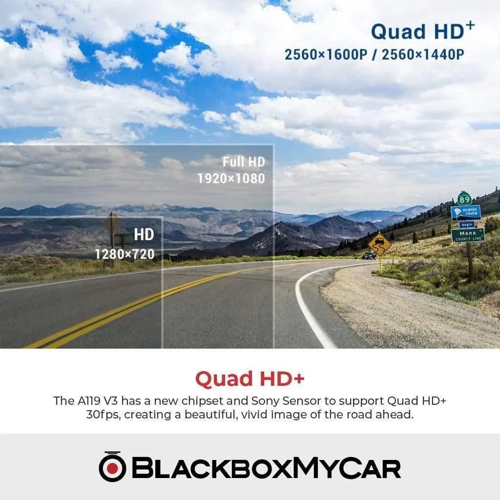 VIOFO A119 V3 w/ GPS QHD+ Dash Cam - Abe's Car Accessories