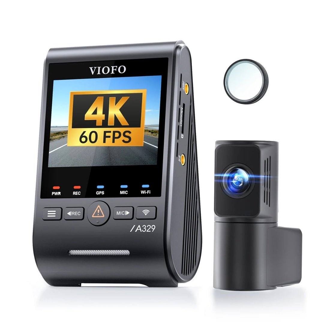 VIOFO A329S 2CH 4K UHD 60FPS Front + 2K Rear Sony STARVIS 2 Dash Cam - Abe's Car Accessories