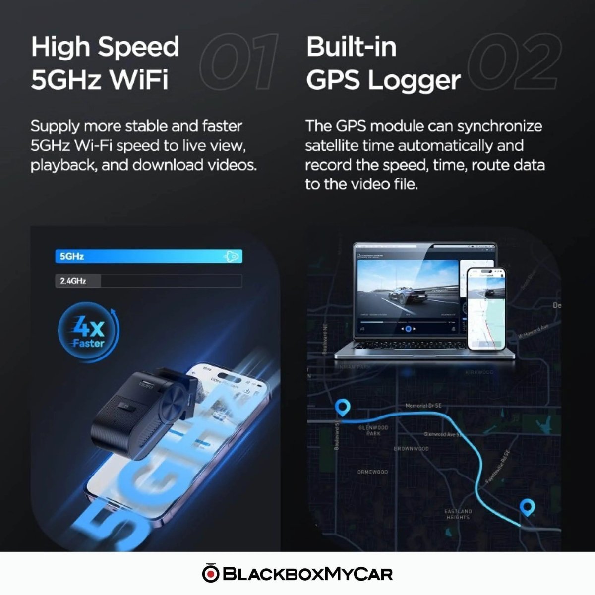 VIOFO VS1 Mini 2K QHD Dash Cam - Abe's Car Accessories